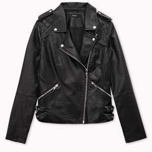 Forever 21 Faux Leather Jacket | Poshmark